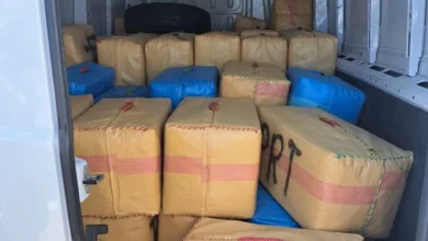 الدرك الملكي يحبط تهريب 4,5 أطنان من مخدر الشيرا على الطريق السيار ببوسكورة ويوقف شخصين